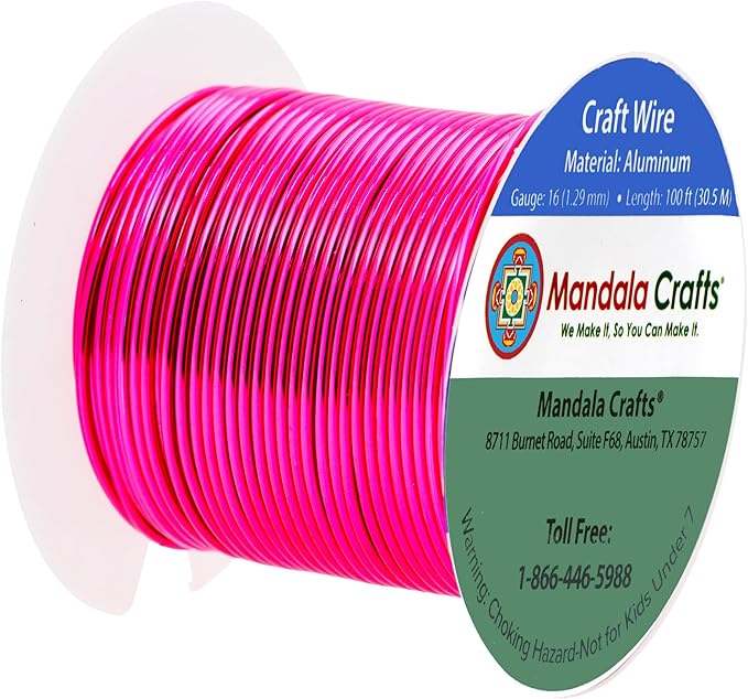 Mandala Crafts 16 Gauge Anodized Aluminum Craft Wire - Image 2