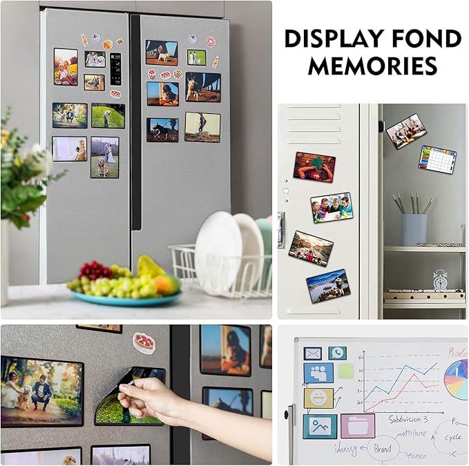 Magicfly Magnetic Photo Frame, Fits 4 X 6 Inch Photos, Magnetic Picture Frame - Image 7