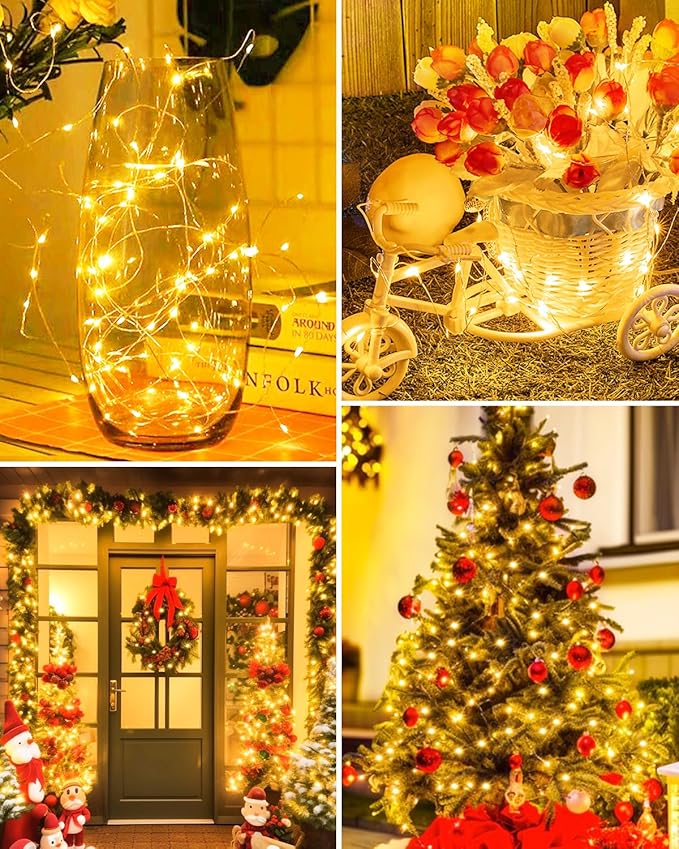 btfarm 12 Pack LED Fairy Lights Battery Operated, 7ft 20LED Mini String Lights - Image 5