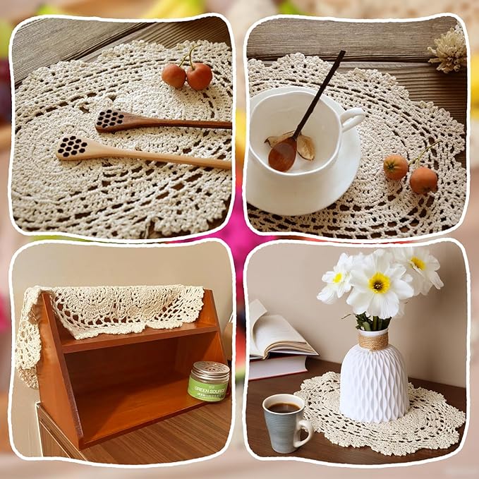 2-Pack Vintage Lace Placemats - Image 5
