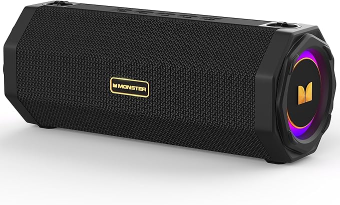 Monster Speaker S200 Wireless Portable Bluetooth Speaker, 24H Playtime by Monster