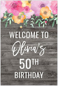 Andaz Press Personalized Extra Large Birthday Easel Board Party Sign, 12x18-inch by AndazPress