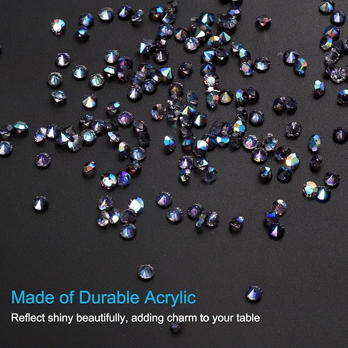 PATIKIL 14000Pcs Wedding Table Scatter Confetti Crystals 3mm Acrylic Diamonds - Image 3