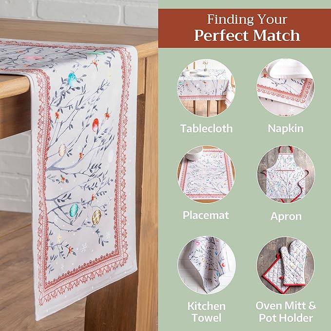 Maison d' Hermine Table Runner 100% Cotton Double Layer Table Runners 72 inches - Image 5