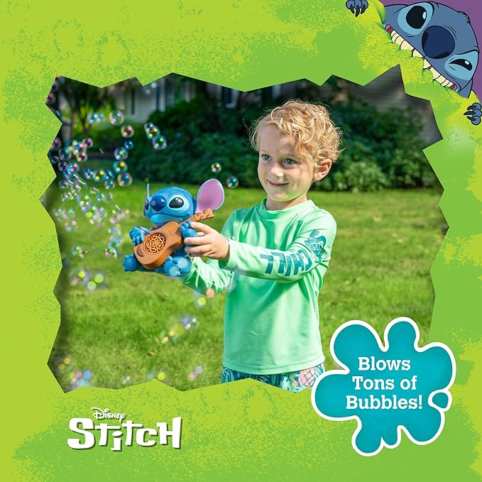 Stitch NO Spill Musical Bubble Machine | Bubble Toy - Image 3