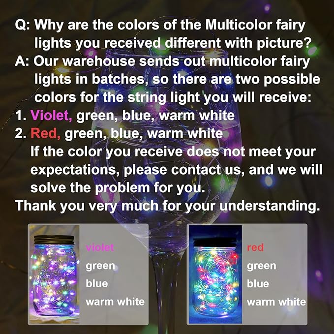 24 Pack Fairy Lights 7Ft 20 LED Twinkle String Lights 3 Modes Battery Operated - Image 7
