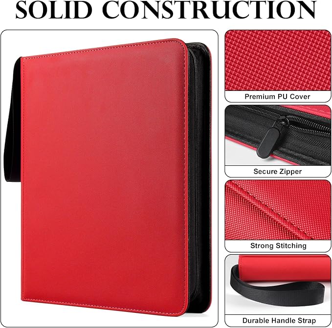 GEAoffice 12 Pocket Trading Card Binder - Image 3