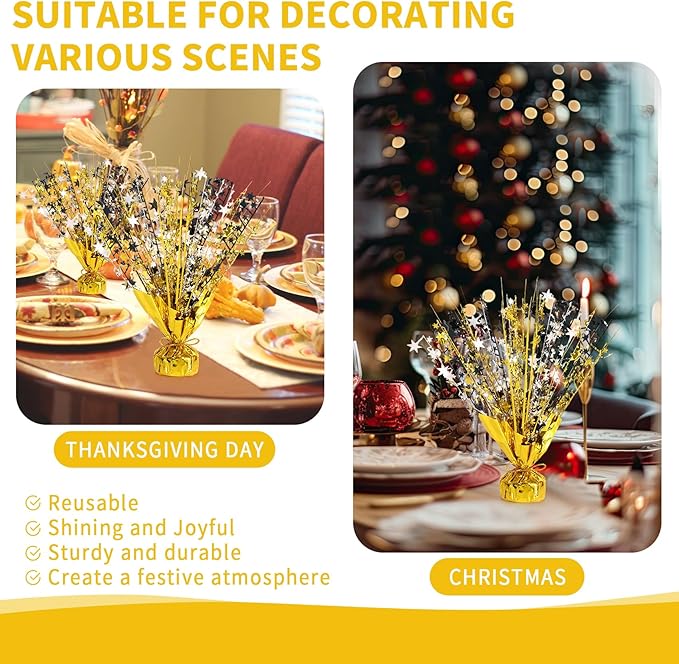 6 Pack Star Table Centerpieces for Party, Birthday Table Decorations for Kids - Image 6