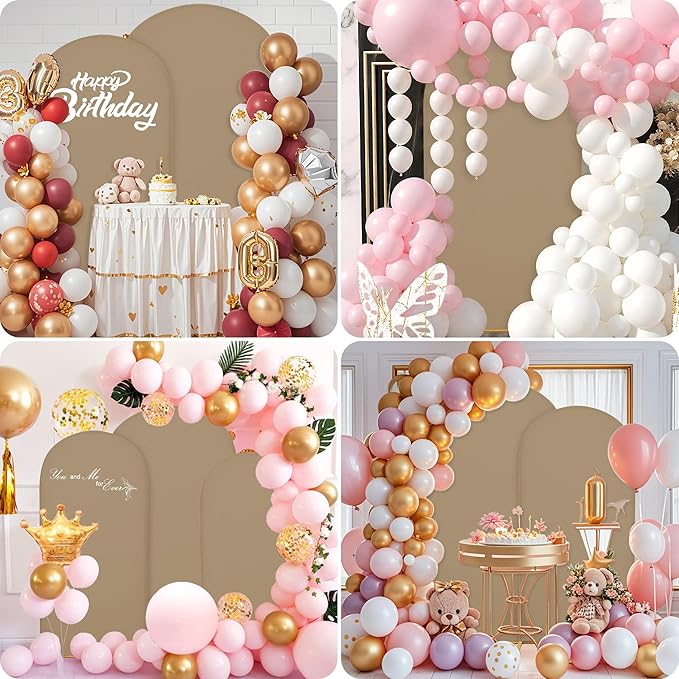 7.2FT Wedding Arch Covers Arch Backdrop Cover Arch Stand Covers Set Arch Cover - Image 2