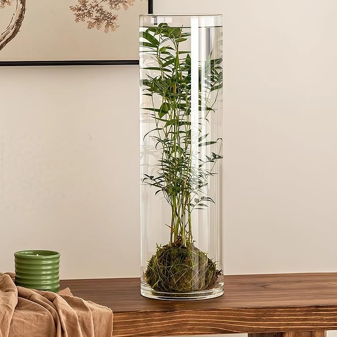 Extra Large Acrylic Cylinder Clear Vase - Image 6