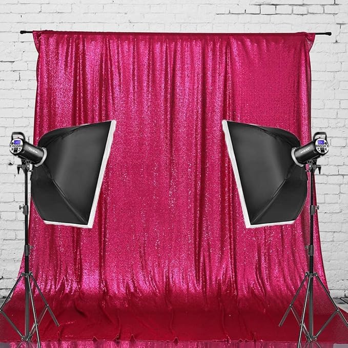 Poise3EHome 8FT x 10FT Sequin Photography Backdrop Curtain - Image 7