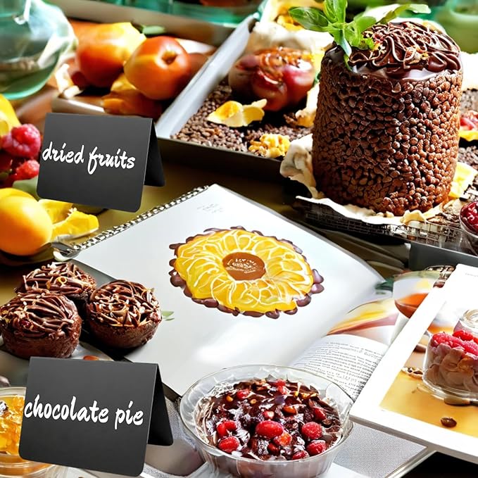20 Pack Mini Chalkboard Signs Food Labels - Image 5