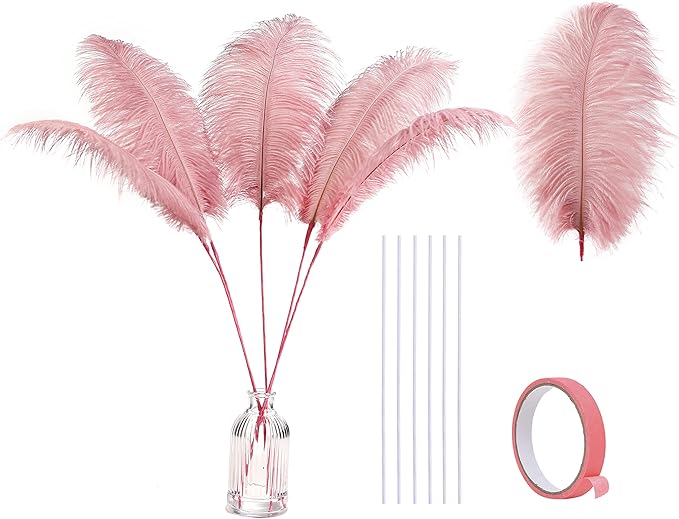 Holmgren Pink Craft Ostrich Feathers by Holmgren