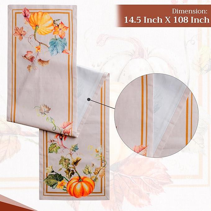 Maison d' Hermine Table Runner 100% Cotton Single Layer Table Runners 108 - Image 4