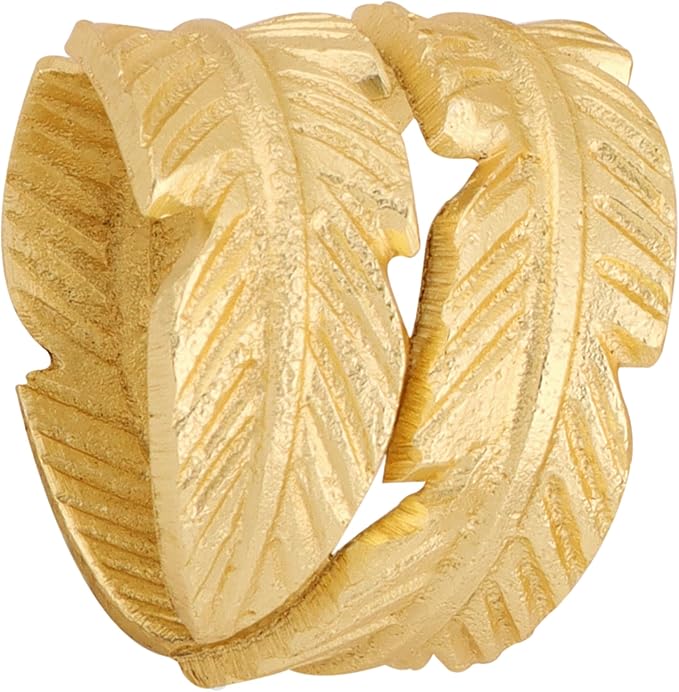 Gold Napkin Rings, Napkin Ring Set of 12, Napkin Holders - Image 9
