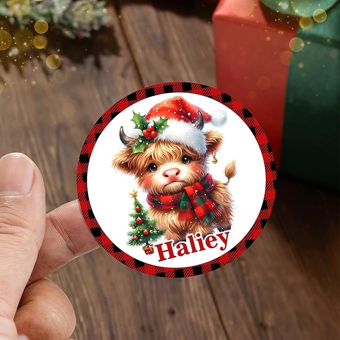 Personalized Christmas Stickers - Image 2