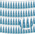 4P Light Blue Foil Fringe Tassel Banner Garland Metallic Tinsel Streamers Wall by Xuuf