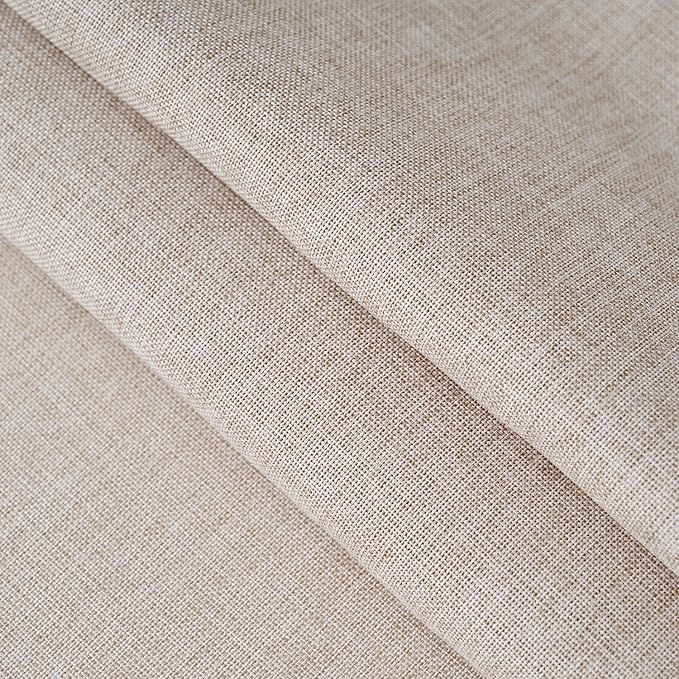 NLMUVW Square Linen Tablecloth 48x48 Inch, Rustic Textured Table Cloth Water - Image 5
