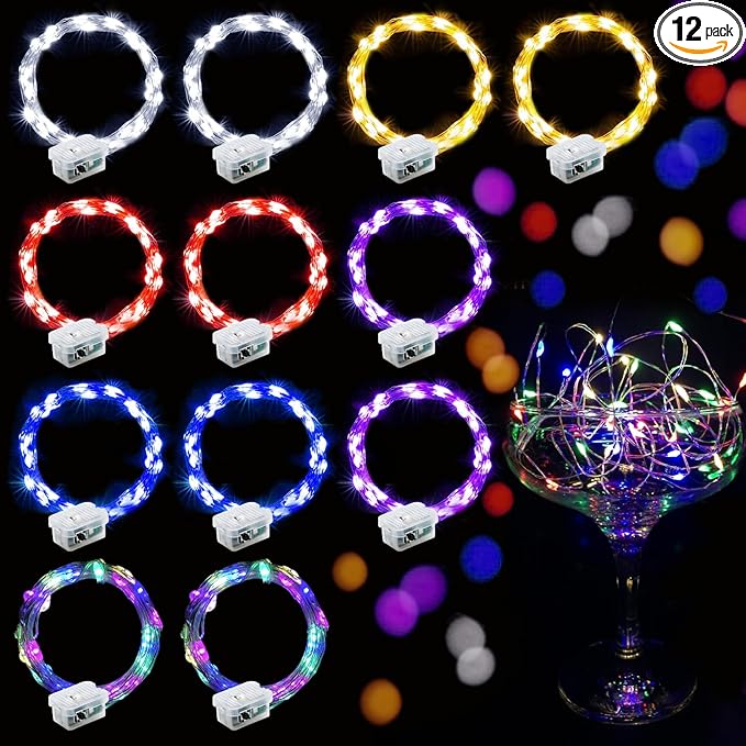 Aogist Led Fairy Lights 3 Modes Battery Operated String Lights Waterproof by Aogist