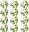 Tigeen Artificial Flowers Artificial Peonies Silk Flowers Faux Peony Fake Peony by Tigeen