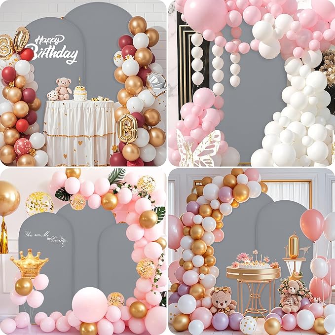 7.2FT Wedding Arch Covers Arch Backdrop Cover Arch Stand Covers Set Arch Cover - Image 2