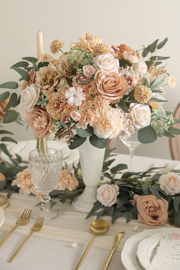 Serra Flora Artificial Flowers Combo Box Set Faux Flowers Bulk Flower Leaf - Image 3