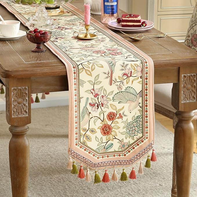 patdrea Velvet French Table Runner Farmhouse - Image 2