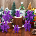 Bucherry 12 Pcs Wooden Snowflake Table Decor 3D Snowflake Tabletop Signs and by Bucherry