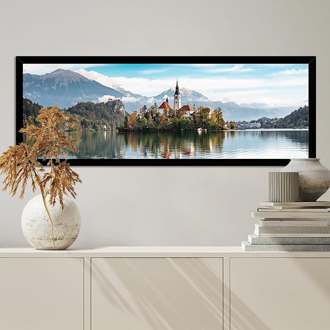 13x39 Puzzle Frame 2 Packs, Real Glass and Black Wood Frame, Display Panoramic - Image 6