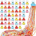No Mess Streamers 50pack, Colorful Confetti Poppers, Hand Throw Party Poppers by Slofunife