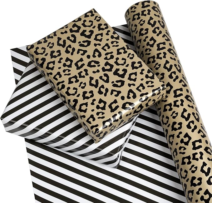 WRAPAHOLIC Reversible Leopard Wrapping Paper - Image 2
