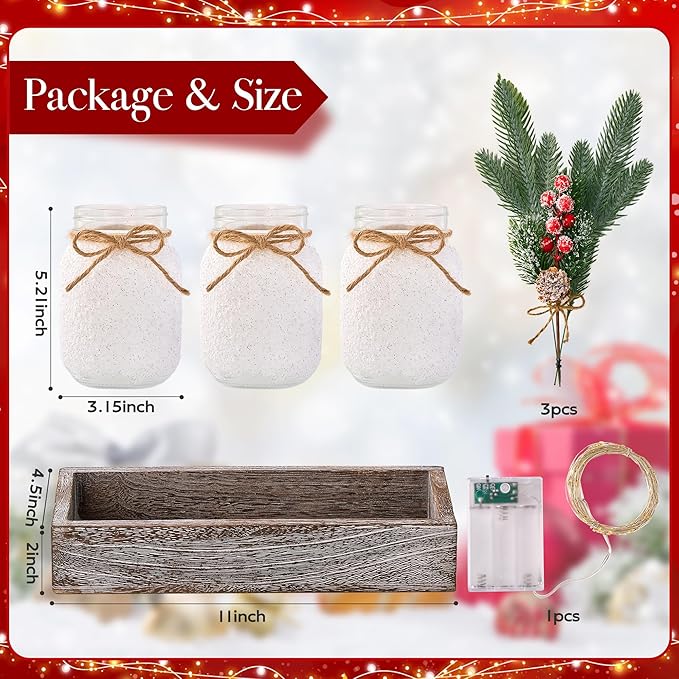 Christmas Centerpieces for Tables, Table Decor - Image 2