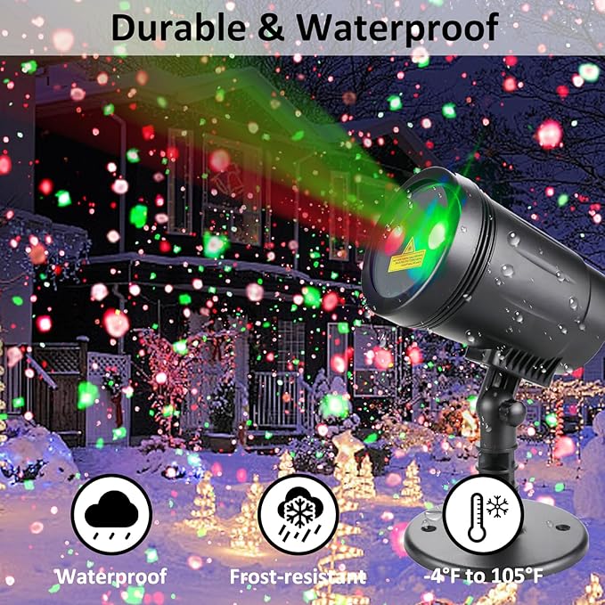 Outdoor Garden Laser Light Projector, Christmas Laser Lights - Image 6