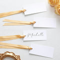 50 Pcs Name Place Cards for Table Setting Blank Wedding Place Cards by Humyoun
