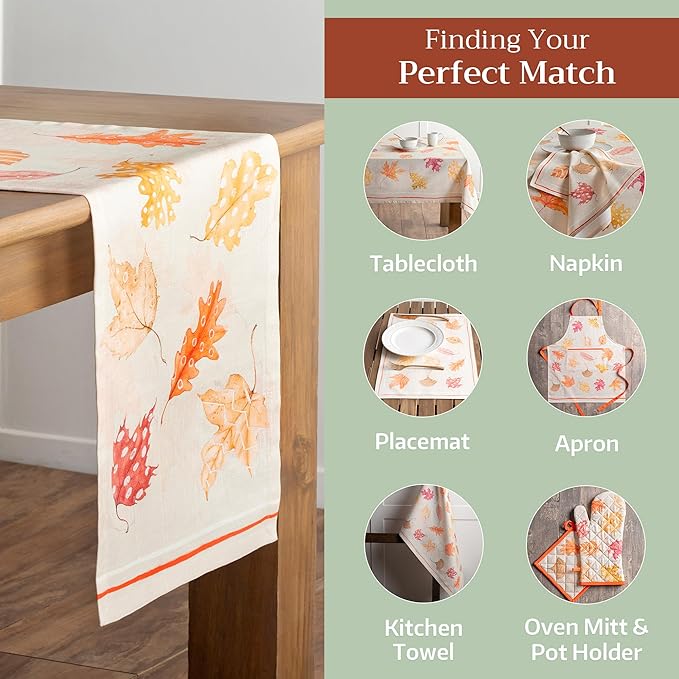 Maison d' Hermine Table Runner 100% Cotton Single Layer Table Runners 108 - Image 5