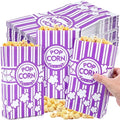 Leinuosen 200 Pcs Paper Popcorn Bags Bulk 2 oz Large Flat Bottom Boxes by Leinuosen