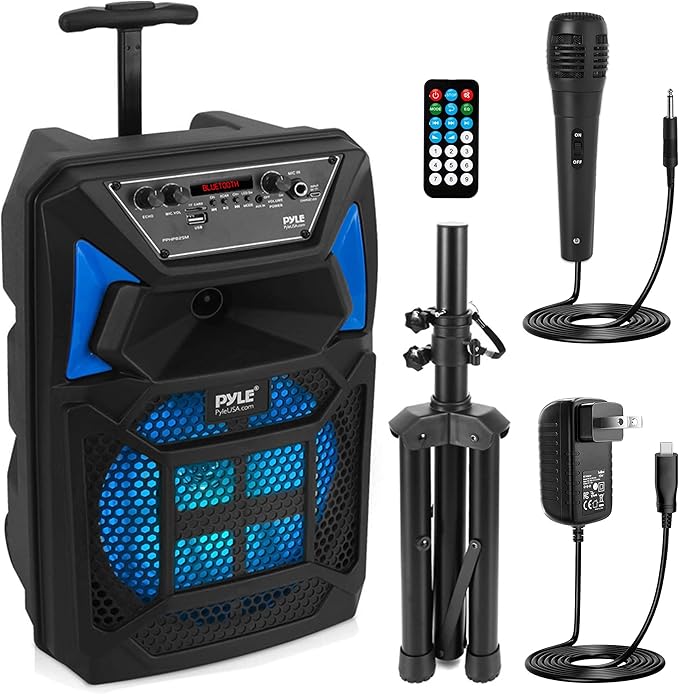 Pyle Bluetooth PA Speaker & Microphone System by PyleUSA