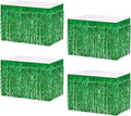 4P Wavy Metallic Tinsel Foil Fringe Table Skirts by Unknown
