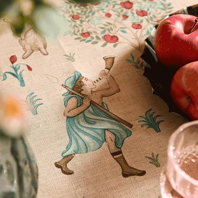 patdrea Designer Beige Tablecloth - Image 3