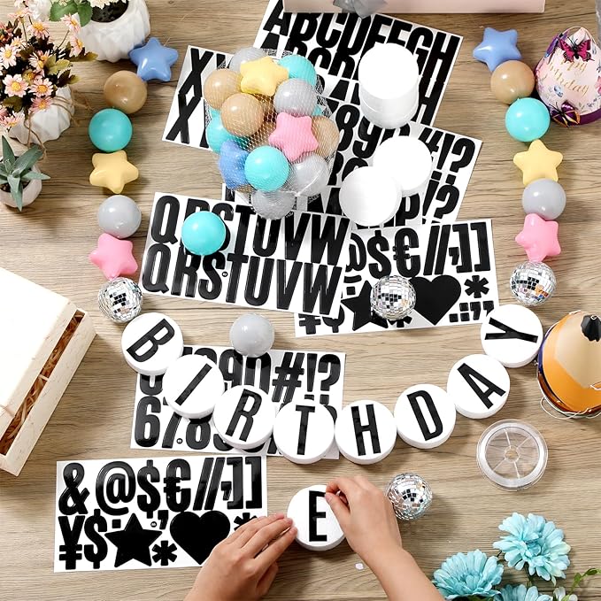Giant Friendship Bracelet Garland Kit, DIY Birthday Banner - Image 2