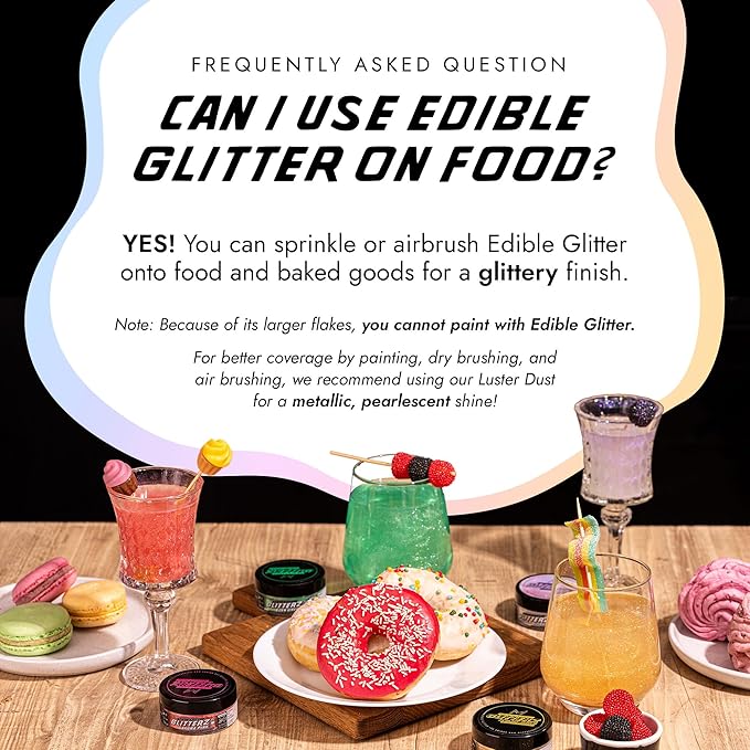 MONÉGASQUE Magic Rainbow Edible Glitter - Image 4