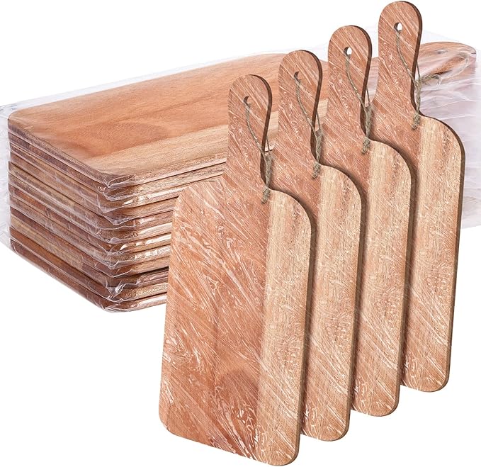 Patelai 12 Packs Wooden Cutting Board Set by Patelai