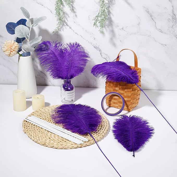 Holmgren Purple Large Ostrich Feather - Image 5