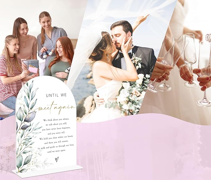 Acrylic Wedding Signs, Memorial Table Sign - Image 5