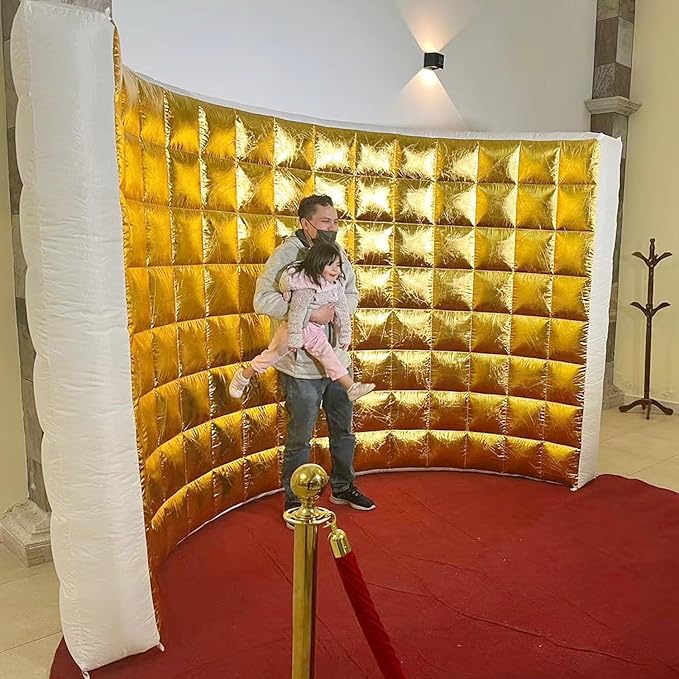 SAYOK Inflatable Photo Booth Wall Selfie Booth Backdrop, Photo Booth Enclosure - Image 3