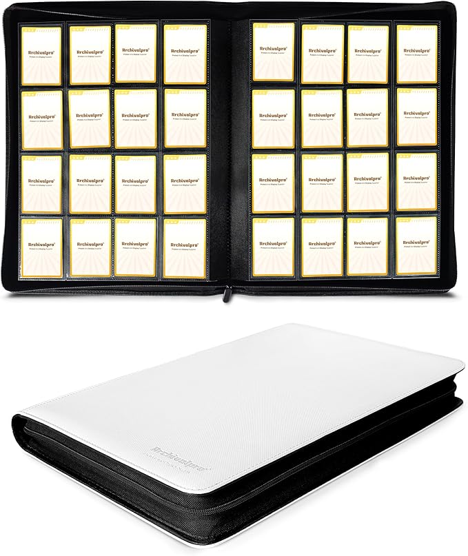 16 Pockets Premium Card Binder 1024 Cards Trading Card Binders Side Load Card by TradingCardProtectionExpert