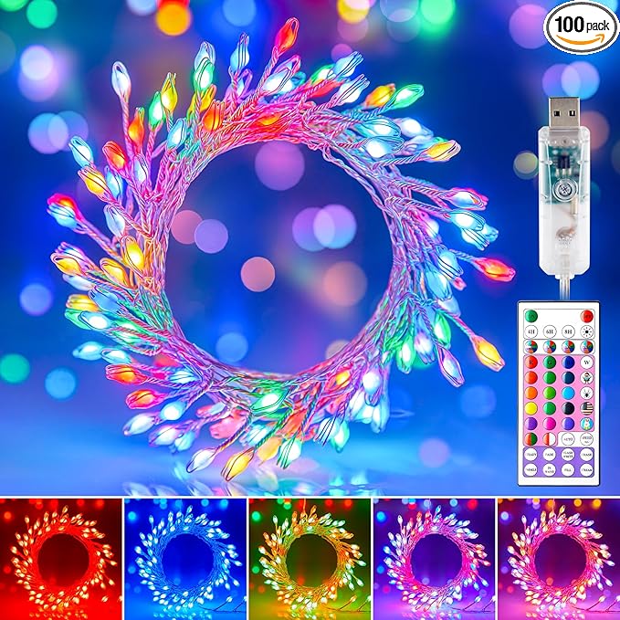 Moonflor 10FT Fairy Lights Color Changing by Moonflor