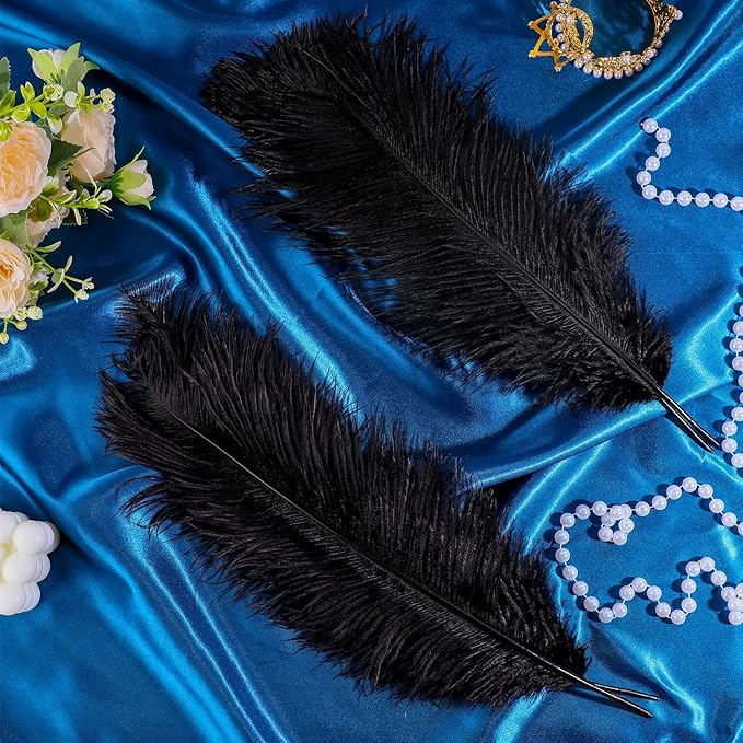 Retrowavy 30 Pcs 18-20 Inch Large Natural Ostrich Feathers Bulk - Image 6