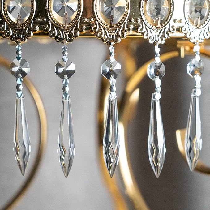 HDCRYSTALGIFTS 20Pcs Chandelier Icicle Crystal Prisms - Image 4