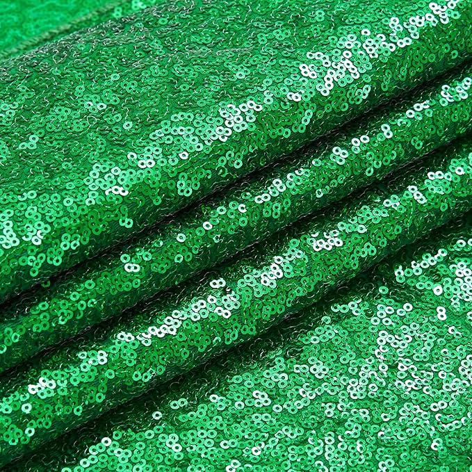 7ft x 7ft Green Sequin Backdrop Curtain Party Backdrop Curtain - Image 5